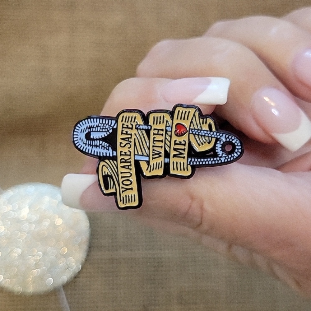 LGBTQ YOU ARE SAFE WITH ME PIN